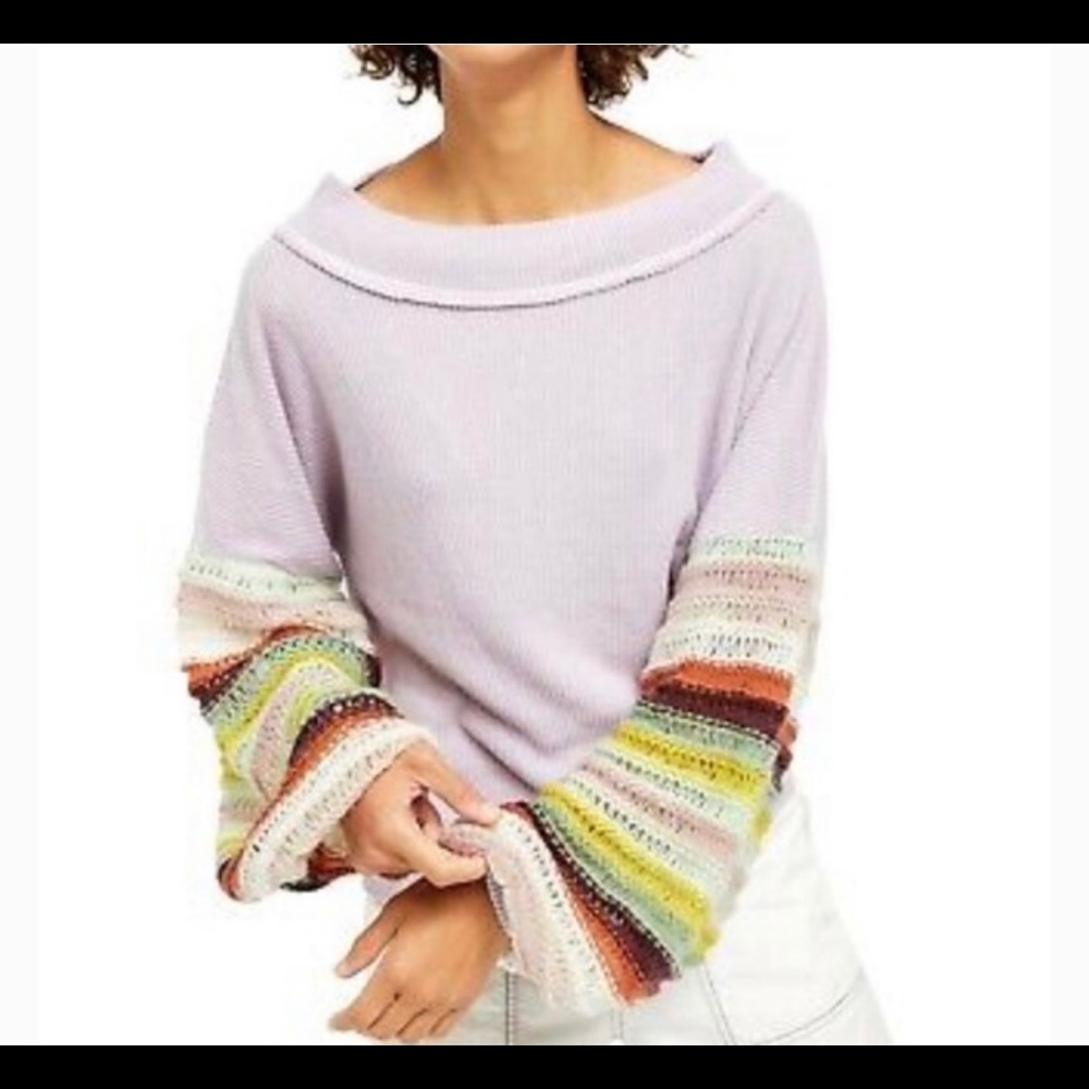 NWT; Free People Cha Cha Swit in Mist Lilac: Size: Large